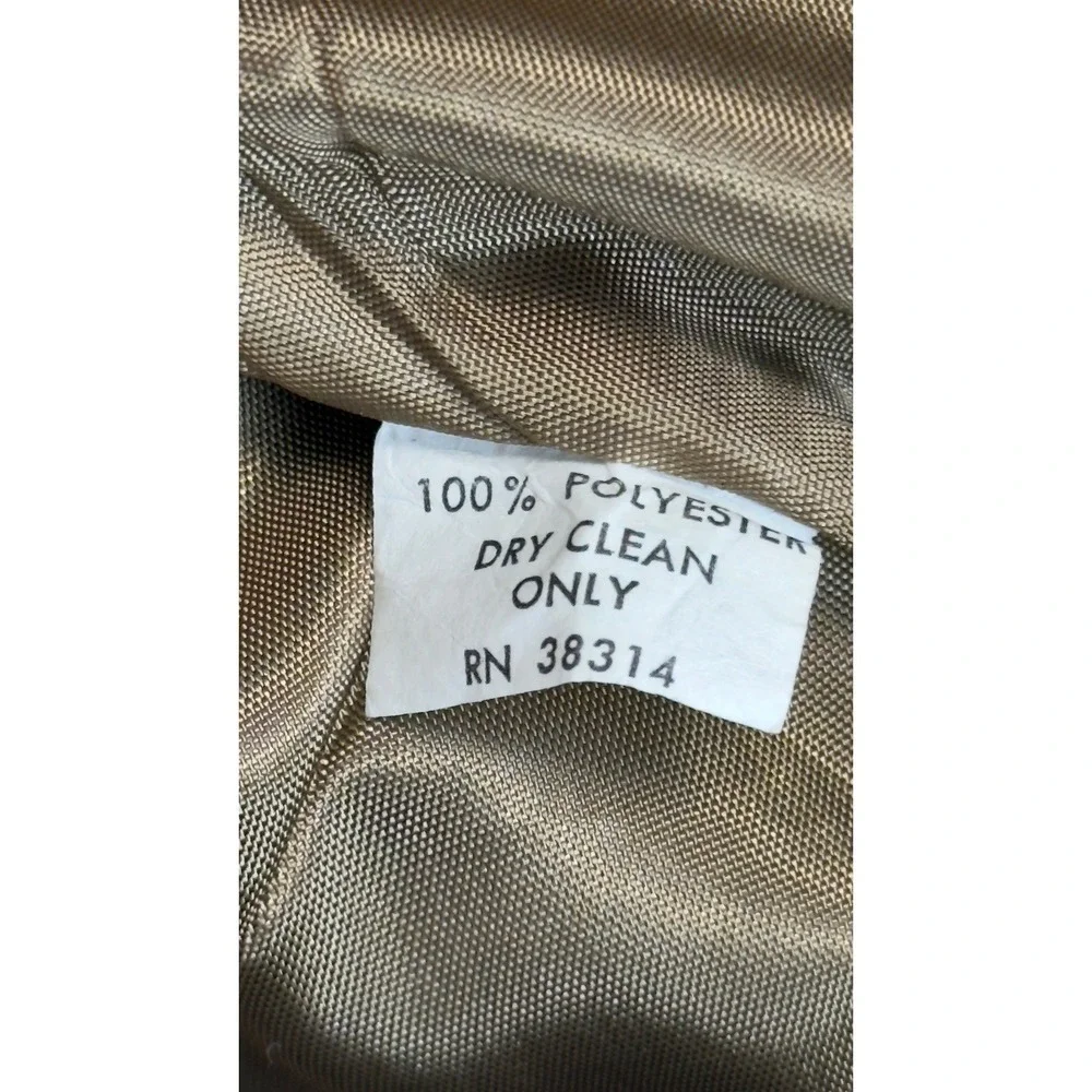 Vintage Rojean Brown Herringbone Skirt Suit Size S Crop Blazer A-Line Skirt USA
